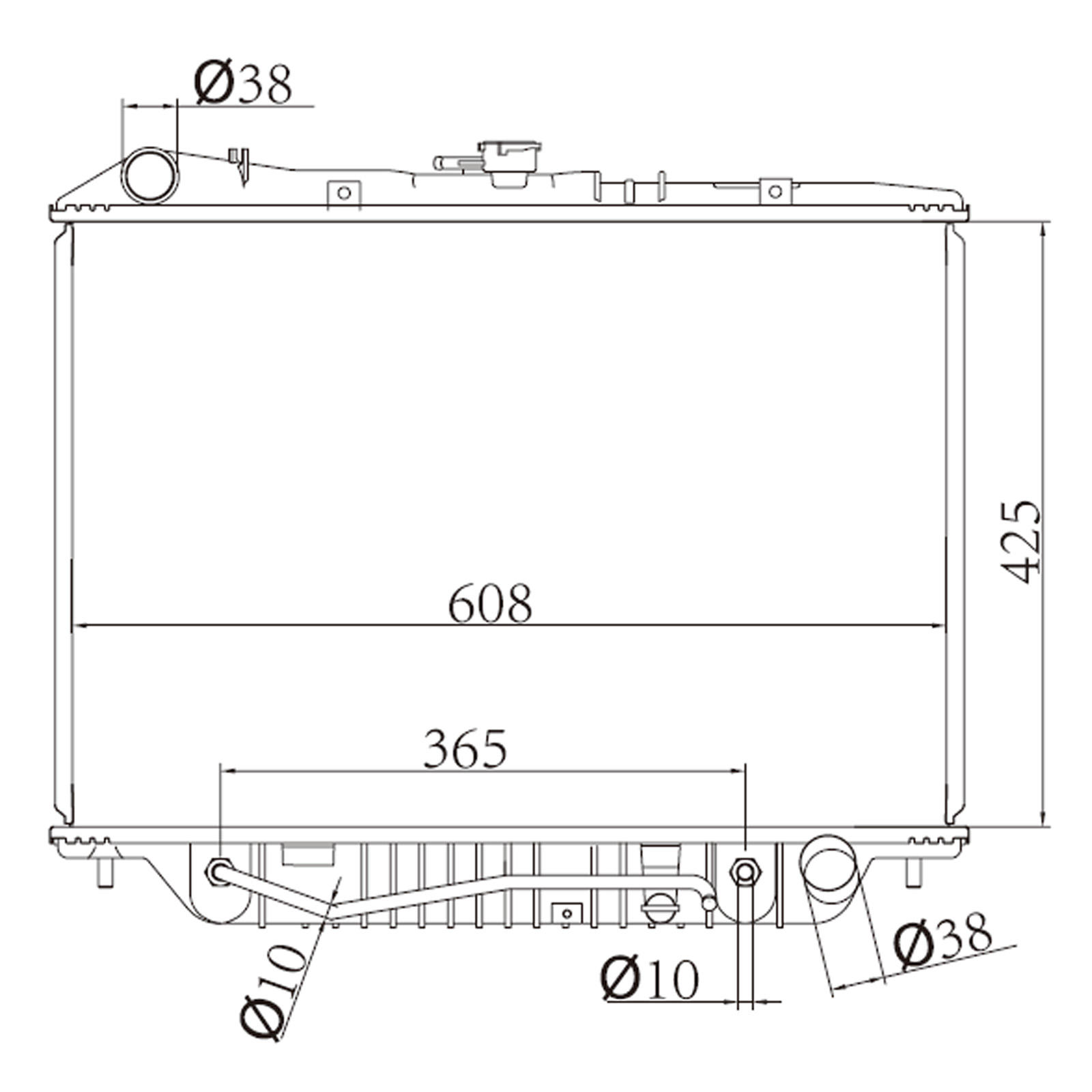 Dromedary-Find Aluminum Radiator For Honda Passport Isuzu Rodeo Vehicross 8524759590