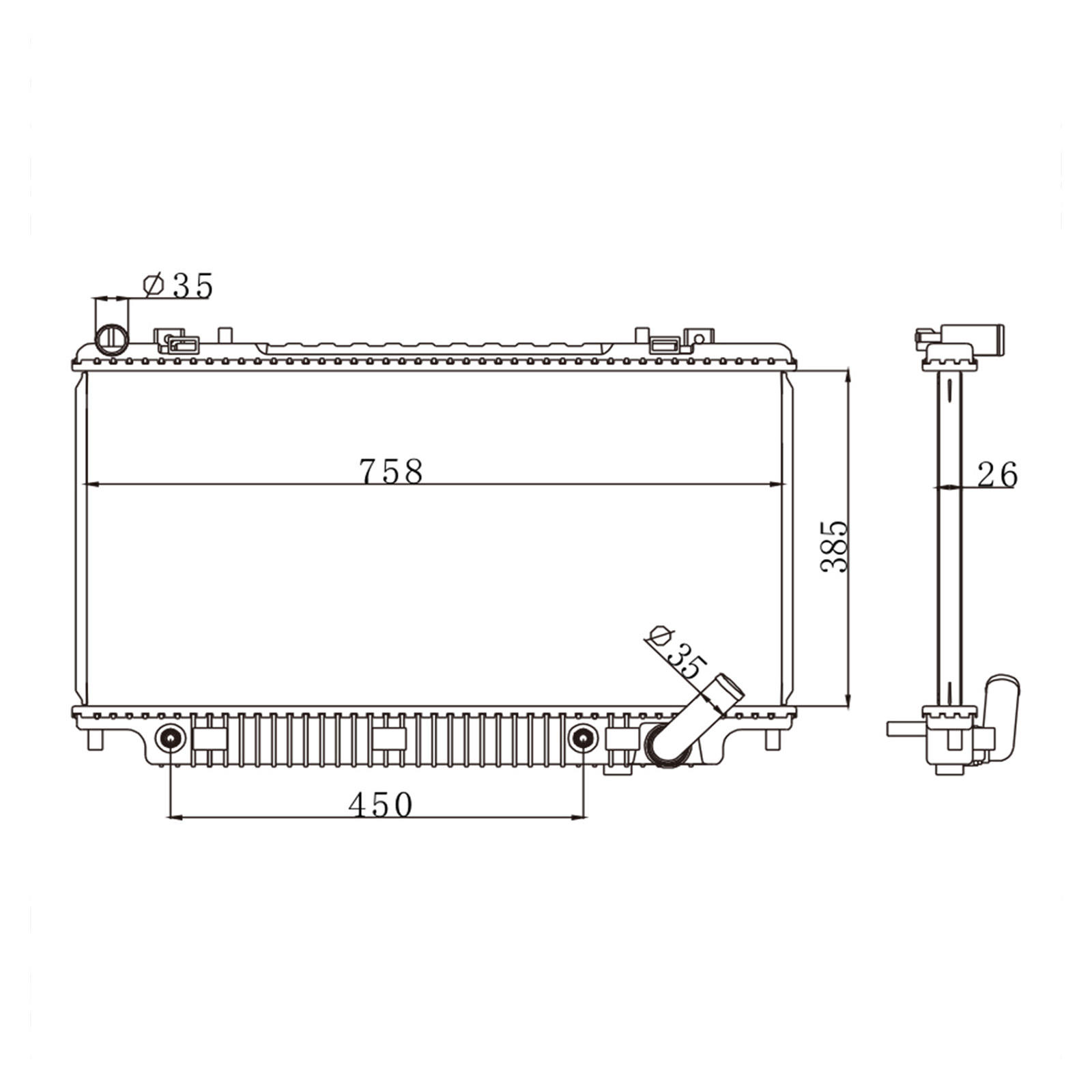 Dromedary-Find Holden Colorado Radiator holden Barina Radiator On Hongdao Car Radiator